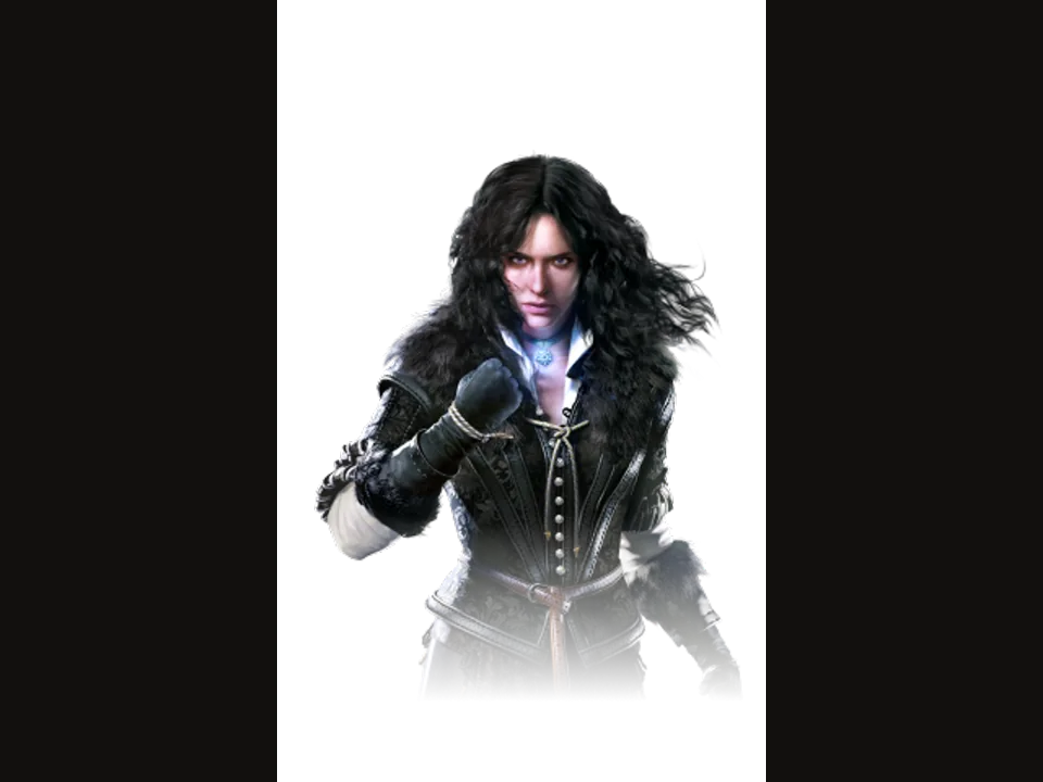 Official Yennefer character artwork from The Witcher 3 Remastered website